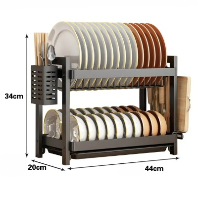 Escorredor de prato 2 camadas Cleprix