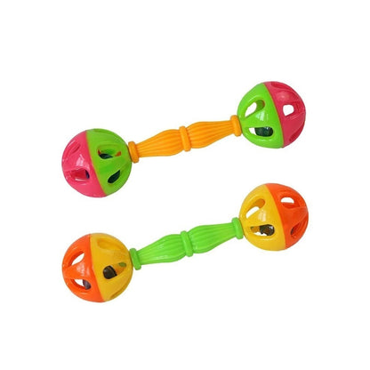 Brinquedo Interativo para Ave 2pcs Bell Toy