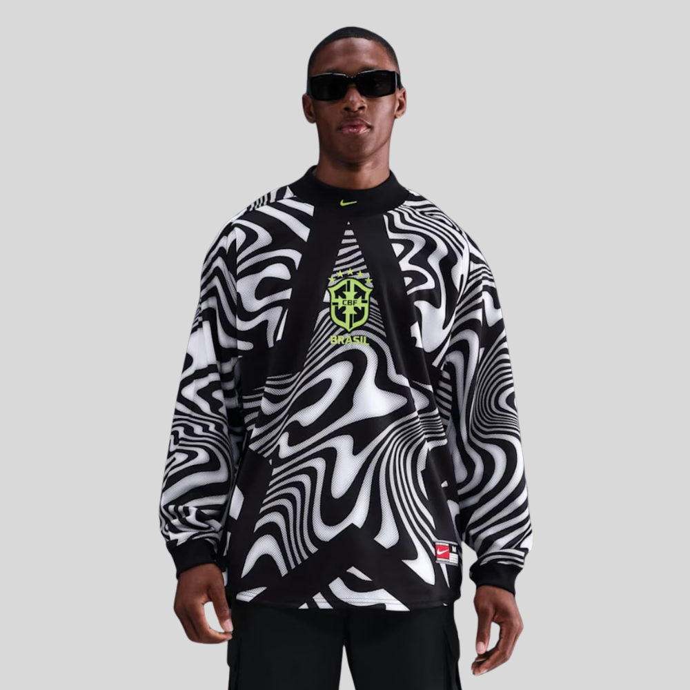 Camisa de Goleiro Brasil Manga Longa 2025/26