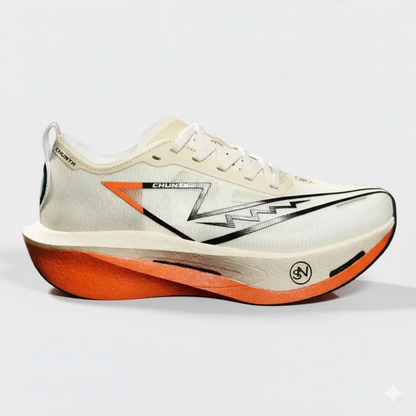 Tênis de corrida Chunta SN original com placa de impulsão