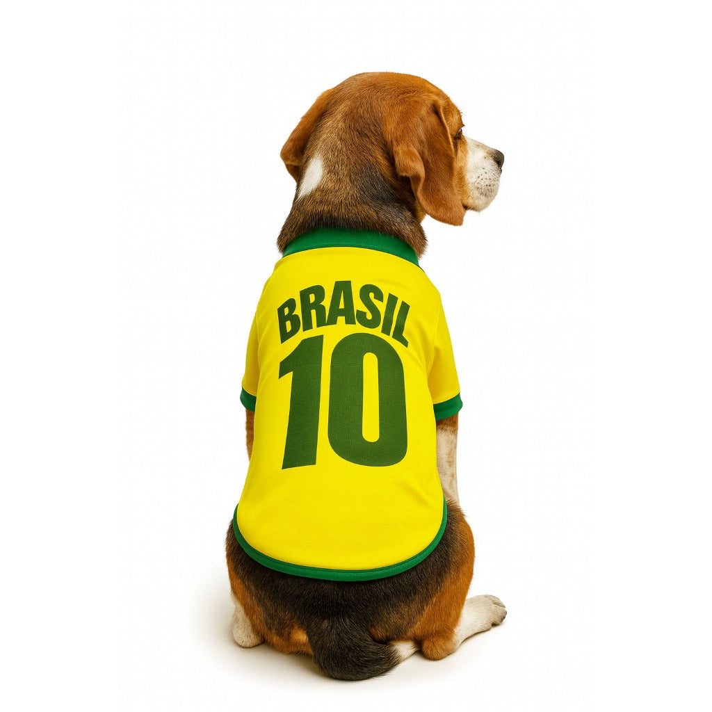 Camiseta Pet Torcida Brasil – Camisa 10 | Copa 2026