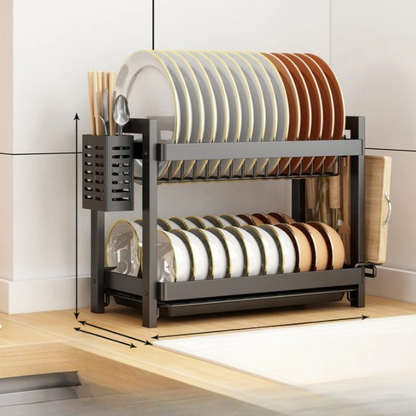 Escorredor de prato 2 camadas Cleprix