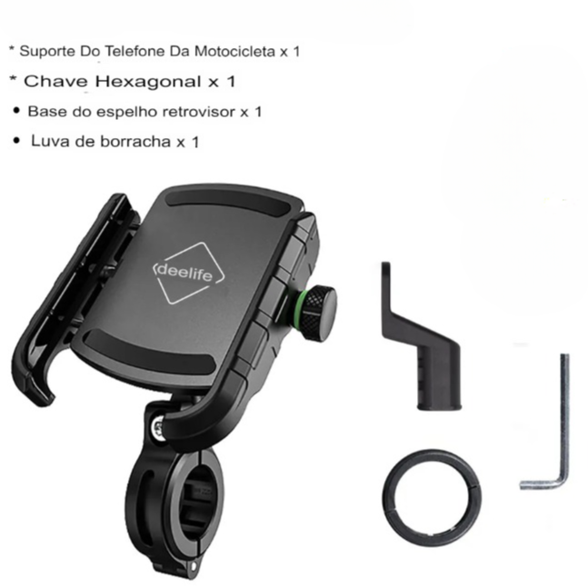 Suporte De Celular Universal DeeLife Para Motocicleta