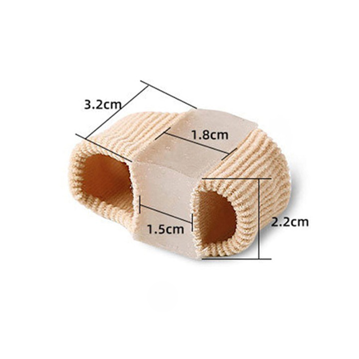 Separador de Dedos Corretor Meia para Alinhamento dos Pés Silicone CorrectorFinger