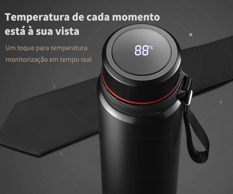 Garrafa Térmica com sensor de temperatura Uatt Master