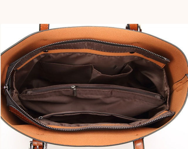 Bolsa de Couro Legítimo Duriluxo Alça Transversal e Mão