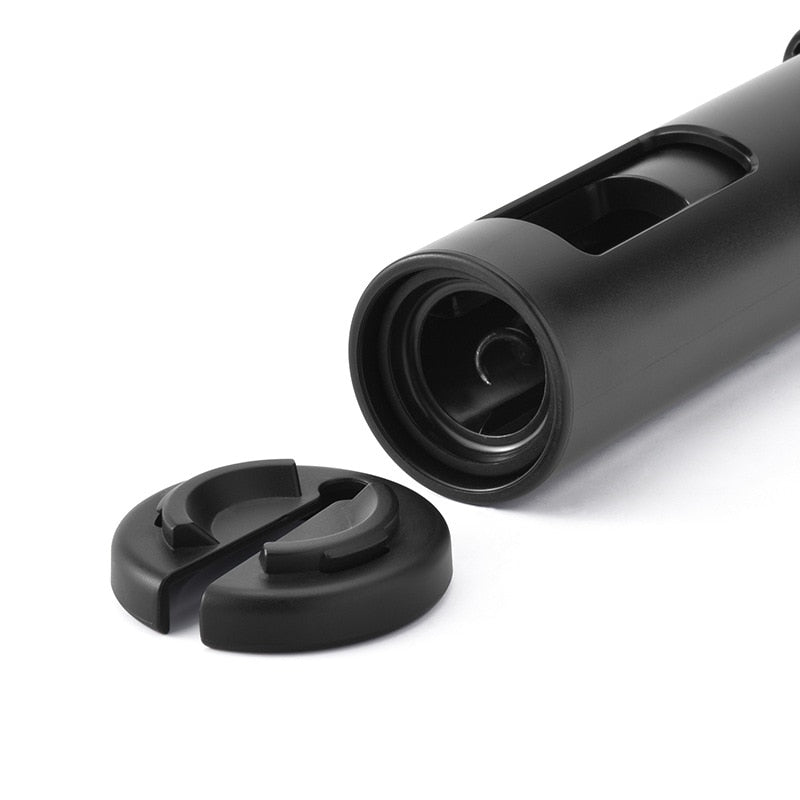 Abridor de vinho giratório com cortador de alumínio UauPress