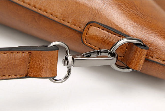 Bolsa de Couro Legítimo Duriluxo Alça Transversal e Mão