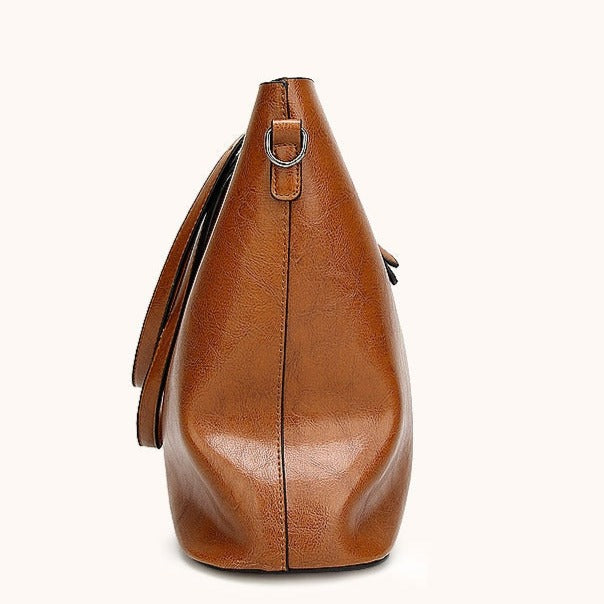 Bolsa de Couro Legítimo Duriluxo Alça Transversal e Mão