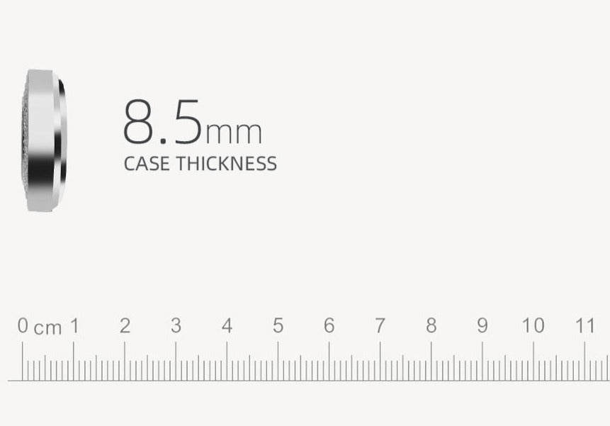 Relógio Time Lindt de aço inoxidável