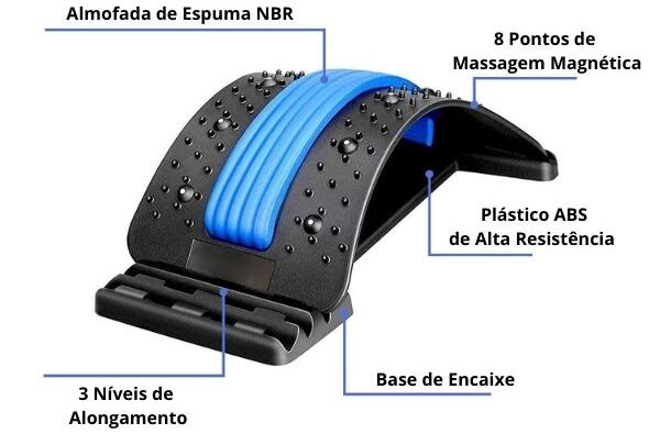 Apoiador de Lombar Relaxa e Alivia Dor na Coluna APOILIVE