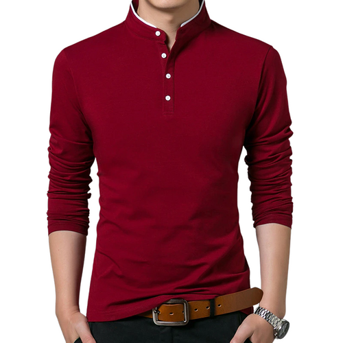 Camisa Polo Master manga longa 100% algodão